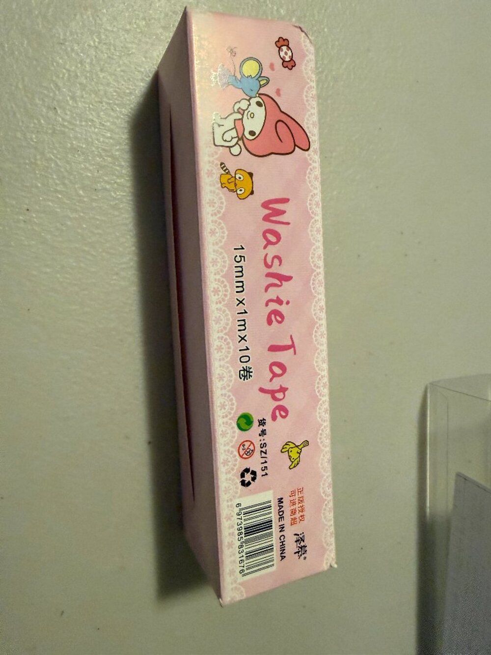 Sanrio Washi Tape Stationery Pink Cute Design